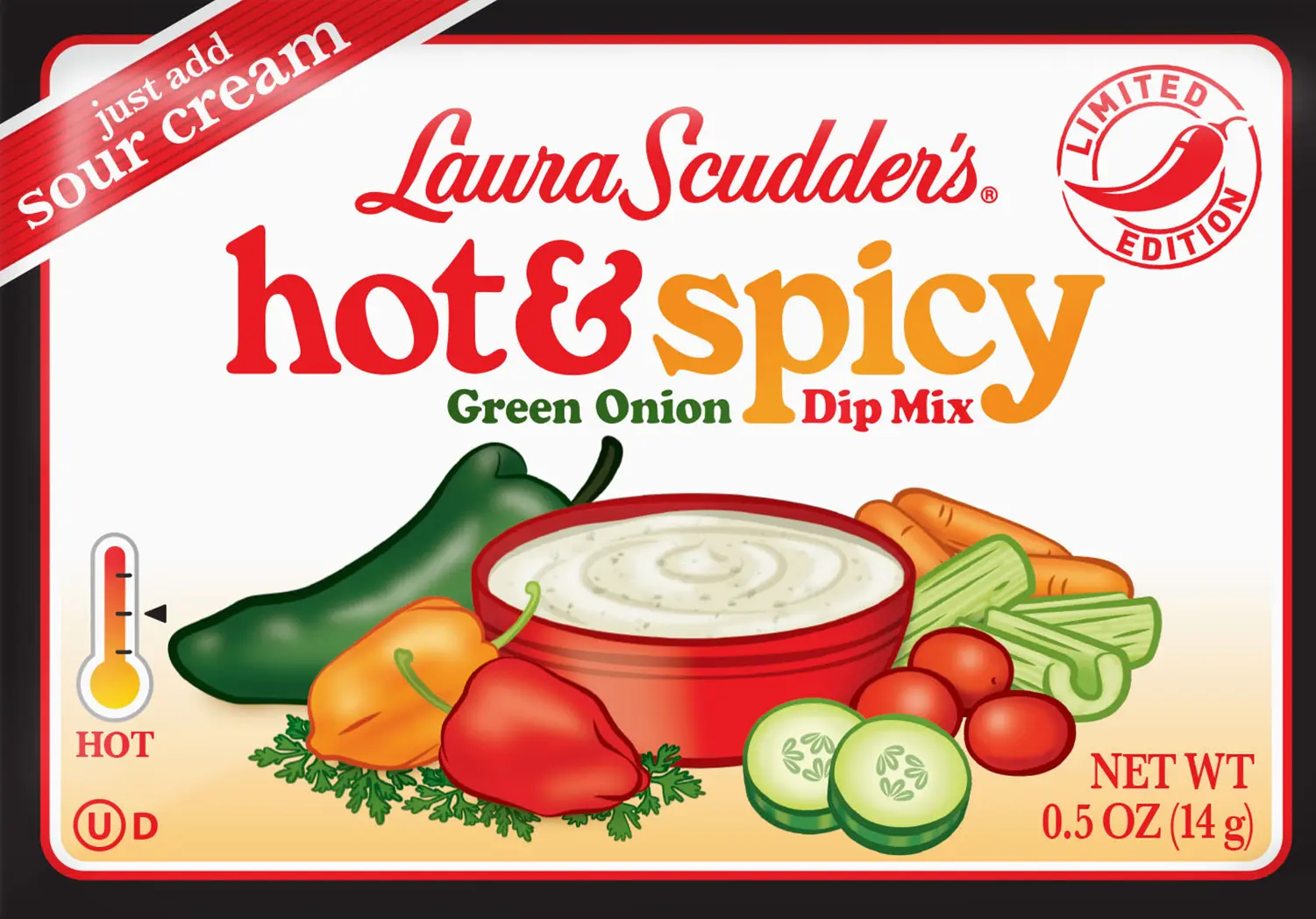 Laura Scudder's Green Onion Dip Mix 0.5 oz 3 Pack